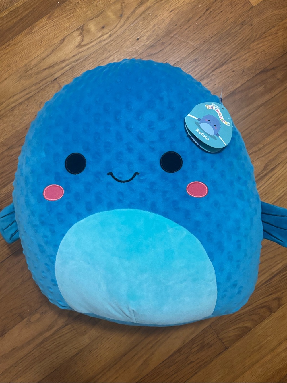 Squishmallow Refalo Blue Soft Plush